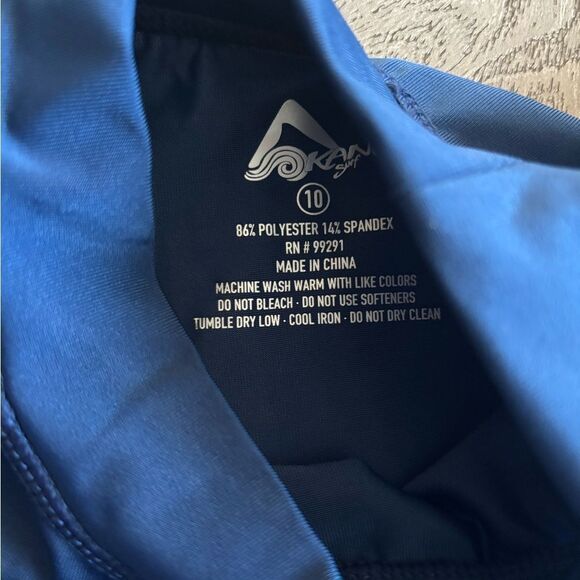 Kanu Kids Swim Rash Guard - Blue - Picture 3 of 3